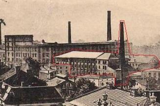 Tkalcovna Málkovice od severu, 20. léta 20. století (© SOkA Frýdek - Místek)