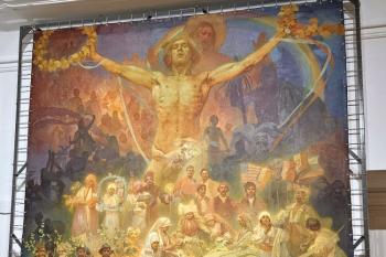 Obraz: Apotheosa z dějin Slovanstva -  Čtyři období Slovanstva ve čtyřech barvách z rlet 1926 až 1928 (© Jan P. Štěpánek  04/2024)