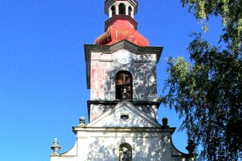 Kostel Nejsvětější Trojce ve Velenicích u Zákup ( © Pavel Vítek 09/2019)