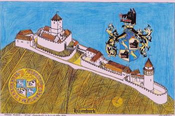 Házmburk od jihu, celkový pohled (© jan heřman, 08/2013)