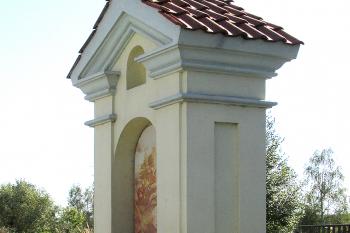 Výklenková kaplička sv. Jiří v Mimoňské ulici v Zákupech (© Pavel Vítek 9/2019)
