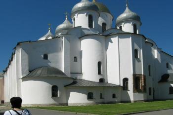 Chám sv. Sofie v ruském Velikém Novgorodu (© Pavel Vítek 06/2018)