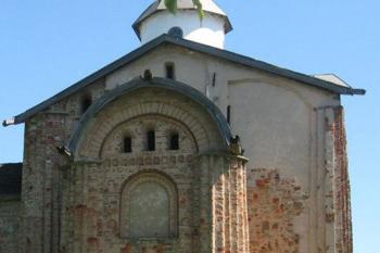 Chrám svaté Paraskjevy-Pjatnici ve Velikém Novgorodu v Rusku (© Pavel Vítek 06/2018)
