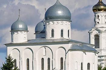 Klášter sv. Jiří a chrám sv. Jiří v ruském Velikém Novgorodu (© Pavel Vítek 06/2018)