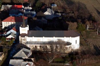 Kostel sv. Václava, Výsluní - letecký snímek ( © Radovan Smokoň 12/2006)