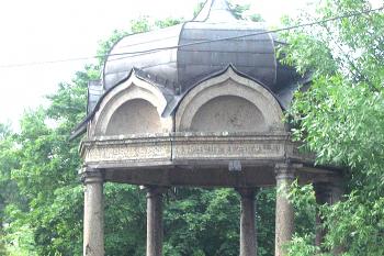 Ciborium v klášteře sv. Jiří ve Velikém Novgorodě (© Pavel Vítek 06/2018)