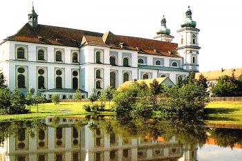 Klášterní bazilika Nanebevzetí Panny Marie a sv. Jana Evangelisty v bavorském Waldsassenu. (© Pavel Vítek 05/2001)