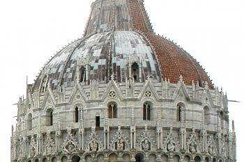 Baptisterium na Náměstí zázraků v italské Pisa (© Pavel Vítek 05/2001)