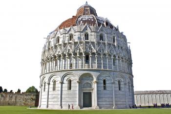 Baptisterium na Náměstí zázraků v italské Pisa (© Pavel Vítek 05/2001)