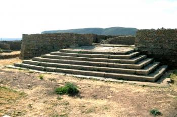 Dungur, zbytky paláce královny ze Sáby u etiopského města Aksúm (© Pavel Vítek 03/2009)