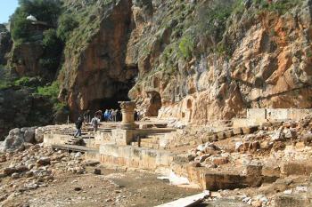 Banias a Panova jeskyně v Izraeli (© Pavel Vítek 10/2016)