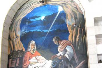 Klášter Pokušeni na Hoře Pokušení u izraelského Jericha (© Pavel Vítek 10/2016)