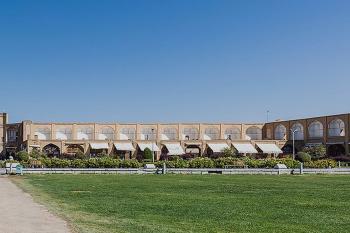 Náměstí Nakš-e v íránskén Isfahánu (© Pavel Vítek 05/2016)