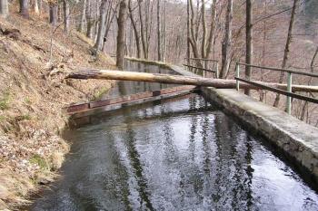 střední část kanálu ( © Jan P. Štěpánek 02/2008)