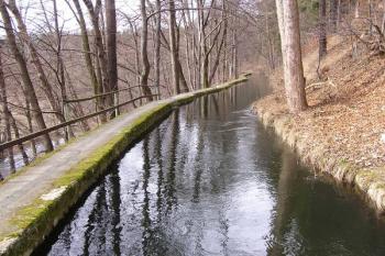 střední část Weisshuhnova kanálu ( © Jan P. Štěpánek 02/2008)