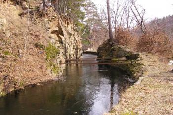 partie ze střední části Weisshuhnova kanálu ( © Jan P. Štěpánek 02/2008)