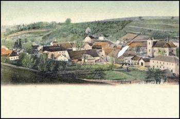 Bělá na dobové pohlednici (© http://muzeum.esperanto.cz)