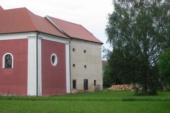Napojení kostela a tzv. 