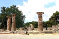 zříceniny antické Olympie