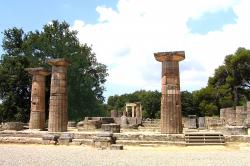 zříceniny antické Olympie