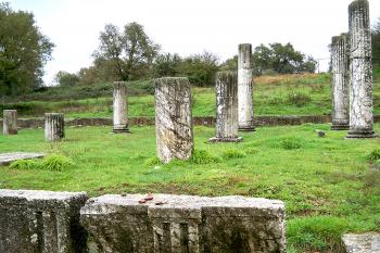 Megalopolis na řeckém poloostrově Peloponés. (© Pavel Vítek 09/2012)