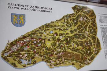plán zámeckého areálu (© Luděk Vláčil 08/2020)