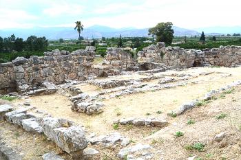 Archeologická lokalita Tíryns na řeckém poloostrově Peloponés. (© Pavel Vítek 09/2012 )