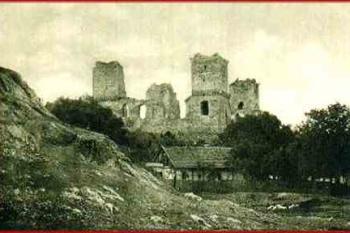 Pohled na hrad od jihu. (© https://kehilalinks.jewishgen.org/Miskolc/OldMiskolc-B.html)