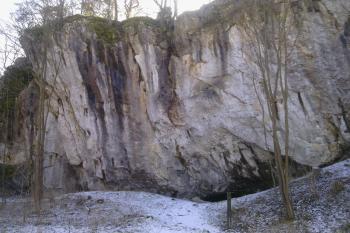 Mimořádně působivá přírodní scenérie s Hladomornou (© Jan Večeřa, 03/2015)