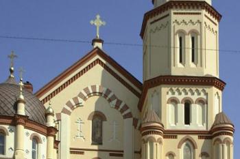 Kostel sv. Mikuláše v litevském Vilniusu. (© Pavel Vítek 06/2015)