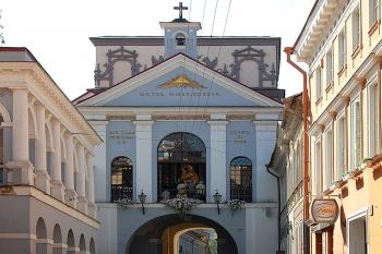 Brána úsměvů, nebo také Jitřní brána, v litevském Vilniusu (© Pavel Vítek 06/2015)