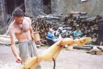 Hauenštejnské řezbářské sympozium 2003 (© Pavel Palacký 2003)
