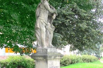 Socha Ecce Homo v Senici na Hané (© Pavel Vítek 10/2020)