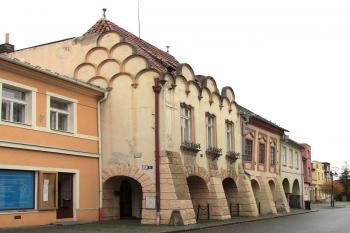 Měšťanský dům v ulici Generála Františka Moravce v Čáslavi. (© Pavel Vítek 11/2020)