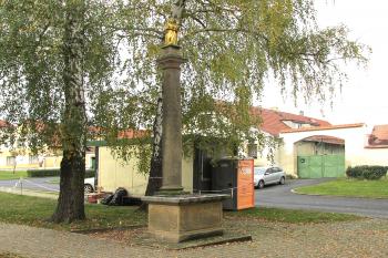 Mariánský sloup v Družci u Kladna (© Pavel Vítek 10/2020)