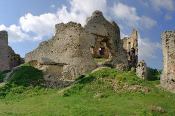 panorama jádra z předhradí (© Pavel Zany Komárek 7. 5. 2009)