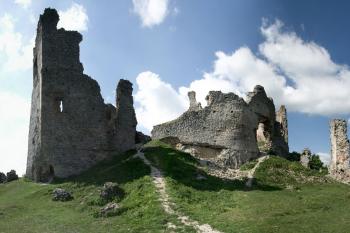 panorama jádra z předhradí (© Pavel Zany Komárek 7. 5. 2009)