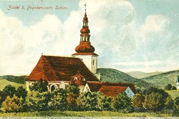 kostel kolem r. 1910 (© zdroj: https://polska-org.pl)