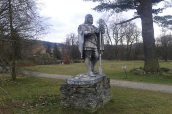 Socha sv. Huberta ( © Ivo Rozehnal 03/2020)