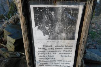 pomníček Otakara Nováka (© Milan Caha 01/2021)