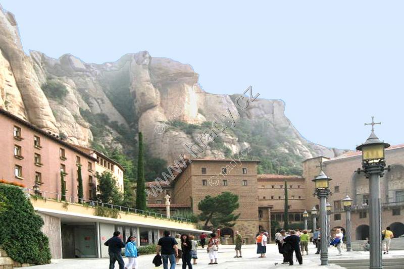 klášter Montserrat klášter Montserrat