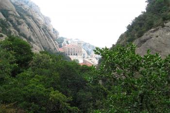 Klášter Monserrat v horách nad Barcelonou ve Španělsku (© Pavel Vítek 06/2005)