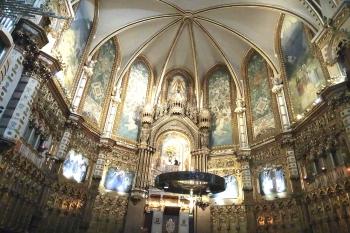 Klášter Monserrat v horách nad Barcelonou ve Španělsku (© Pavel Vítek 06/2005)