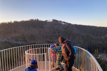 Na vyhlídce Špička (© Jiří Čížek 04/2021)