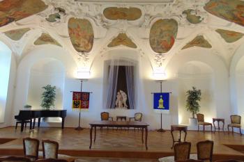 Původně Sala terrena, dnes využívaná jako obřadní síň (© Dušan Dohňanský  07/2021)