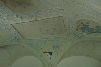 Odkrytá stropní výmalba (© Dušan Dohňanský  07/2021)