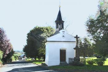 Kaple Panny Maie v Charvátech, části Drahlov v okr. Olomouc. (© Pavel Vítek 09/2025)