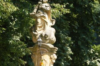 Mariánská socha u mlýna (© Jiří Špaček  07/2008)