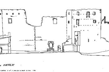 řez 5. branou od jihu ( © archiv J. Tichánka)
