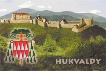 Rekonstrukce podle starých vyobrazení pro dobu kolem roku 1730 se znakem olomouckého biskupství. ( © R.Vojkovský - nakladatelství Beatris)